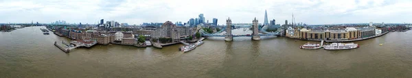 London England Storbritannien Juni 2023 Panoramautsikt Över River Thames Och — Stockfoto