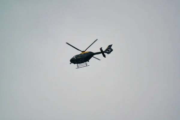 Londres Angleterre Royaume Uni Juin 2023 Hélicoptère Police Dans Les — Photo