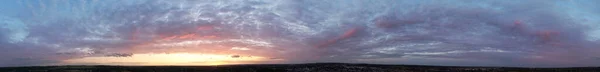 Вид Воздуха Английского Города Лютон Время Оранжевого Заката Великолепного Неба — стоковое фото