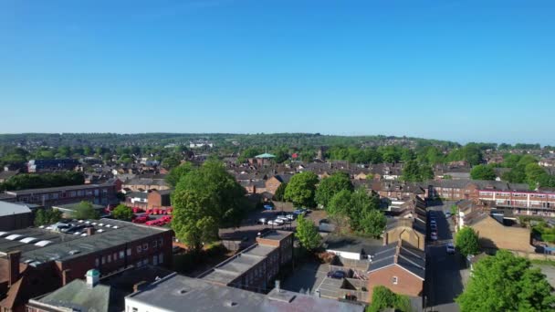 Dunstable England Mai 2023 Luftaufnahmen Von Dunstable High Street North — Stockvideo