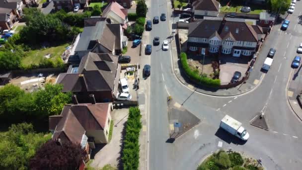 Luton Anglia Egyesült Királyság Július 2023 Aerial Footage Luton City — Stock videók