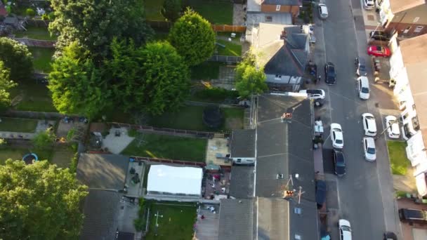 Лутон Англія Великобританія Липня 2023 Повітряні Камери Лутон Сіті Під — стокове відео