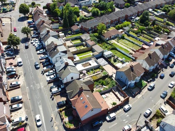 stock image High Angle View of Luton City of England. Image Was Captured with Drone's Camera on July 7th, 2023