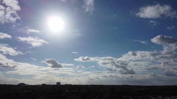 Σύννεφα Πάνω Από Milton Keynes Βίντεο — Αρχείο Βίντεο