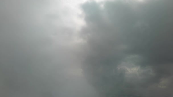 Bovenaanzicht Van Wolken Boven Engeland — Stockvideo