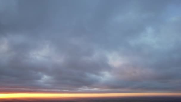 Time Lapse Vídeo Sunset Clouds — Vídeo de Stock