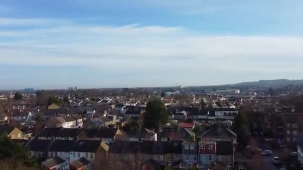Zeitraffer Aufnahmen Von Luton City England Filmaufnahmen Während Des Sonnenuntergangs — Stockvideo
