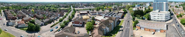 Central Bedford City England Egyesült Királyság Május 2023 Aerial View — Stock Fotó