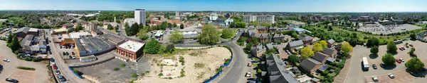Central Bedford City Ngiltere Mayıs 2023 Bedford City Nin Havadan — Stok fotoğraf