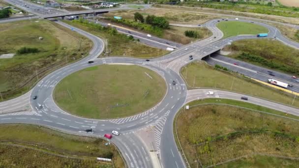 Time Lapse Video Motorways Luton Town Inglaterra Reino Unido — Vídeo de Stock