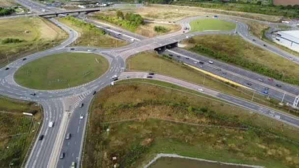 Время Видео Автомагистралей Лутон Таун Англия Великобритания — стоковое видео