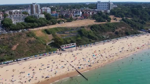 Royaume Uni Angleterre Bournemouth Août 2022 Lent Des Gens Bournemouth — Video