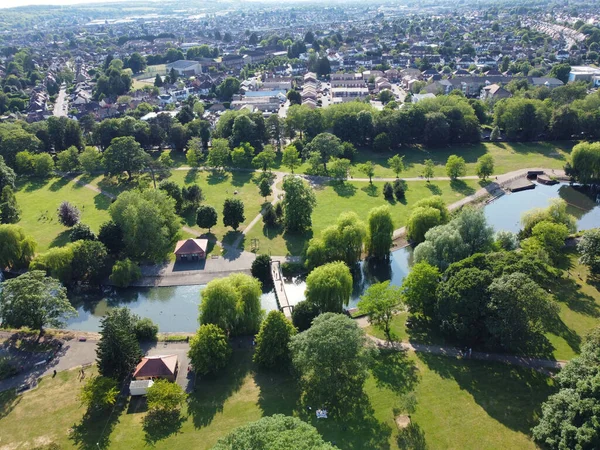 Aerial View Luton City England Velká Británie — Stock fotografie