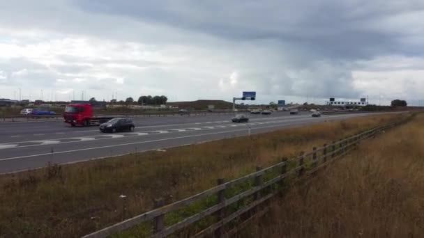 Time Lapse Video Highways Luton Town England — Stock video