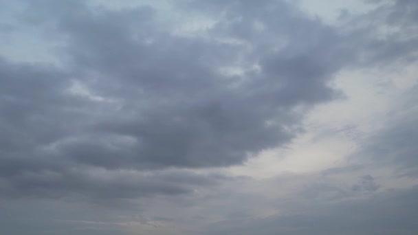 Widok Chmur Nad Miastem Wideo — Wideo stockowe