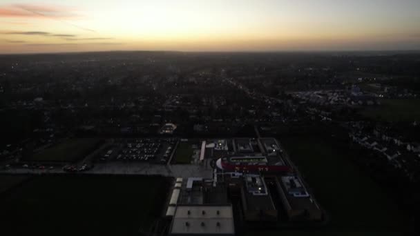Luton Anglia Wielka Brytania Stycznia 2023 Sunset View Luton Slow — Wideo stockowe