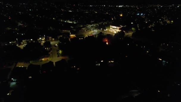 Ночная Экскурсия Британскому Городу — стоковое видео