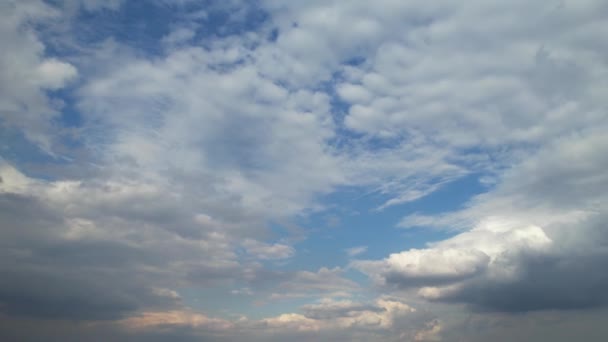 Nubes Lluvia Sobre Ciudad — Vídeo de stock