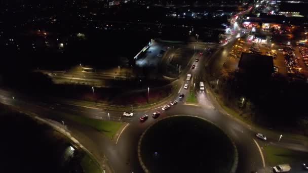 Gece Hızlandırılmış Görüntüleme Yolu — Stok video