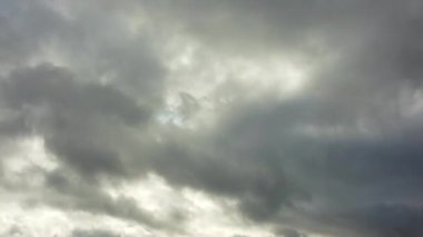 Sharpenhoe Alkışlayıcıları Üzerine Yüksek Açılı Dramatik Bulutlar Görünümü. Görüntü İHA 'nın Kamerasıyla Yakalandı