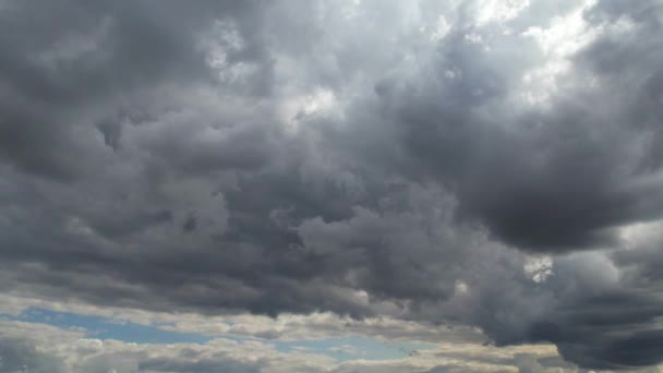 Time Lapse Dramatyczne Chmury Niebo Nad Anglią — Wideo stockowe