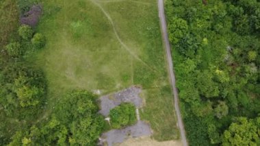 Luton 'daki Dallow Road Park' ın yüksek açılı görüntüleri. 7 Haziran 2023 'te Drone' un Kamerası ile yakalanmış.