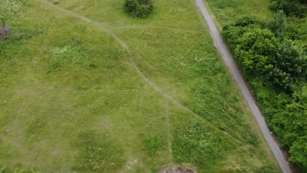 Nagranie Dallow Road Park Luton Nagranie Kamery Drone Czerwca 2023 — Wideo stockowe
