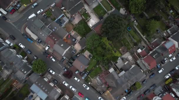 Luftaufnahmen Des Residential District Von Luton England Aufgenommen Mit Drohnen — Stockvideo