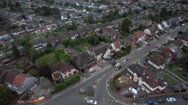 Luchtbeelden Van Het Residential District Van Luton Engeland Opgenomen Met — Stockvideo