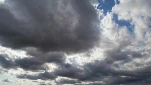 Zaman Hızı Bulutları Görüntüsü — Stok video