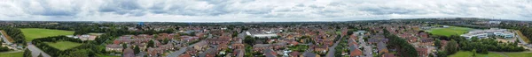 Vue Panoramique Angle Élevé Ville Luton Ouest Quartier Résidentiel Vue — Photo