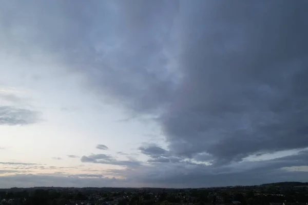 Batı Luton Şehri Konut Bölgesi Yüksek Açı Manzarası Temmuz 2023 — Stok fotoğraf