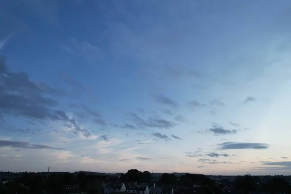西卢顿市和住宅区的高角景观 2023年7月30日 用Drone S相机拍摄的空中图像 — 图库照片