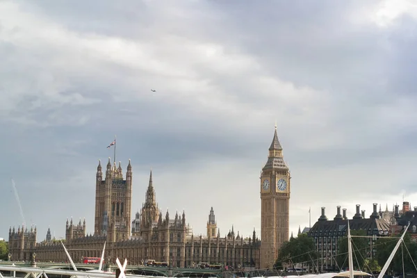 Schöner Blick Auf Den Historischen Big Ben Uhrenturm Von Der — Stockfoto