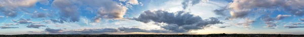 Dramatic Clouds Sky Luton City England Камеры Беспилотника Высокого Угла — стоковое фото
