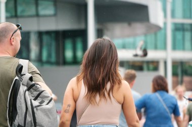 Halkın En Güzel Görüntüsü Londra Köprüsü ve Thames Nehri 'nin Tur' undan Hoşlanıyor. İngiltere 'nin Londra' nın başkenti İngiltere 'nin en çekici turist cazibesi. 18 Haziran 2023