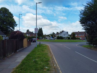 Luton City, İngiltere 'nin Barınma Bölgesi' nin hava görüntüleri. Görüntü İHA 'nın Kamerasıyla 30 Temmuz 2023' te kaydedildi.