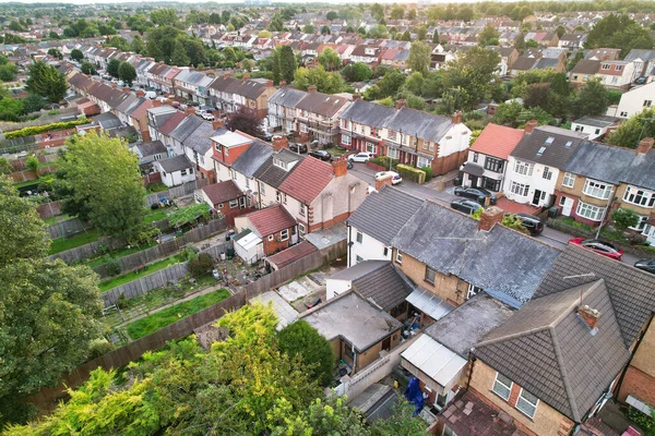 stock image aerial view of the Western Luton city