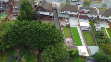 Batı Luton şehrinin hava görüntüsü