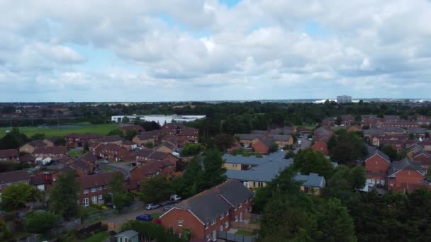 Batı Luton Şehrinin Hava Görüntüsü — Stok video