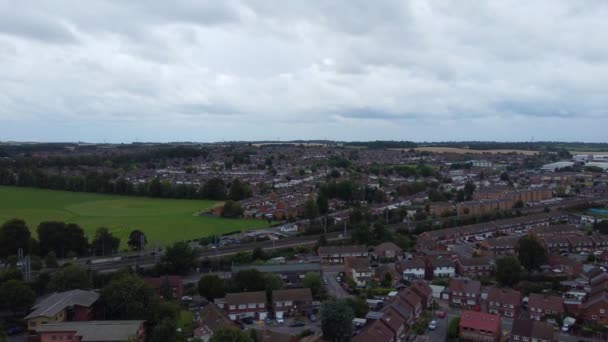 Luftaufnahme Der Westlichen Stadt Luton — Stockvideo