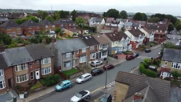 High Angle Footage North Luton City England Velká Británie Při — Stock video