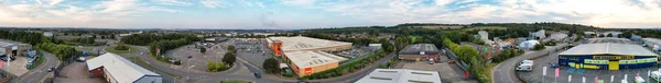Luchtfoto Van Luton City England Groot Brittannië Beelden Werden Vastgelegd — Stockfoto