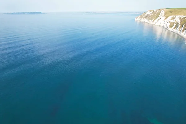 イギリス イギリスのダーレドアビーチの最も美しい風景と海の景色 画像は 2023年9月9日にドローンのカメラで撮影されました — ストック写真