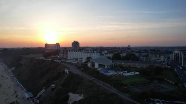 Ngiltere Nin Bournemouth Şehrinin Havadan Görüntüsü Görüntü Nın Kamerasıyla Eylül — Stok video