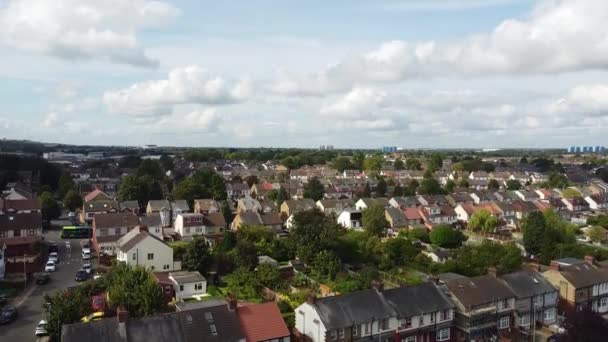Лутон Англія Велика Британія Вересня 2023 Вид Повітря Місто Лутон — стокове відео