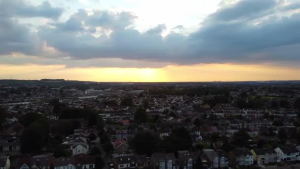 Luton Anglia Wielka Brytania Września 2023 Widok Lotu Ptaka Miasto — Wideo stockowe
