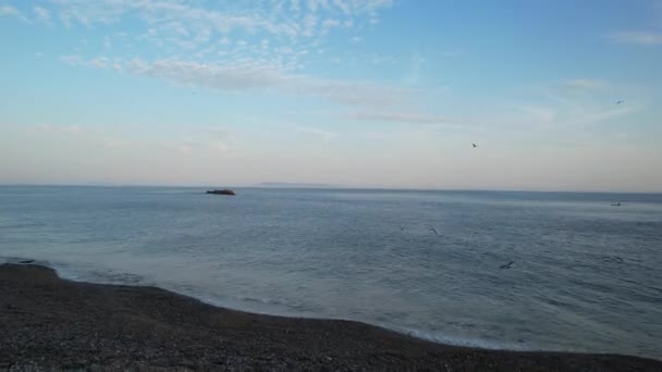 イギリス イギリスのダーダルドアビーチ 映像は2023年9月9日にドローンのカメラで撮影された — ストック動画