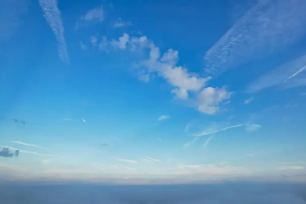 Most Beautiful Best High Angle Footage Dramatical Colourful Sky Clouds — Stock Photo, Image