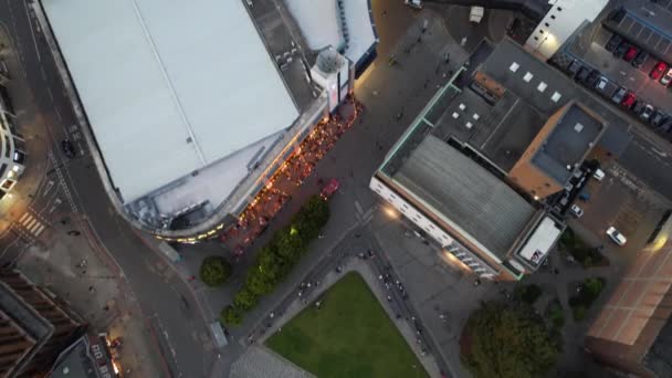 Vista Aérea Luton City England Filmación Ángulo Alto Fue Capturada — Vídeos de Stock
